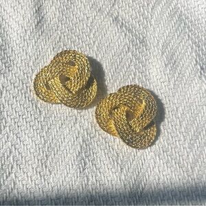Vintage Pair Of S.G.DOR PAT PEND Gold Toned shoe clasps